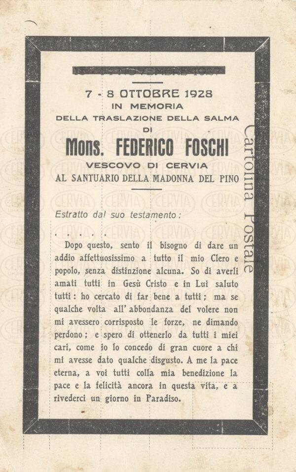S. E. Mons. Federico Foschi - immagine 2